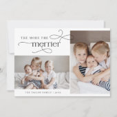 AUDREY Vintage Christmas Kaart Geboorteaankondigin (Voorkant)