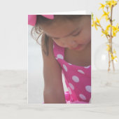 "Audrey" - Wenskaart Kaart (Gele Bloem)