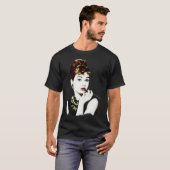 Audry Hepburn T-ShirtAudrey Hepburn - Breakfast At T-shirt (Voorkant volledig)