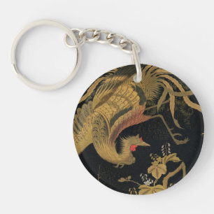 Audsley Mythische Howo-vogel: 1884 Japanse Feniks Sleutelhanger