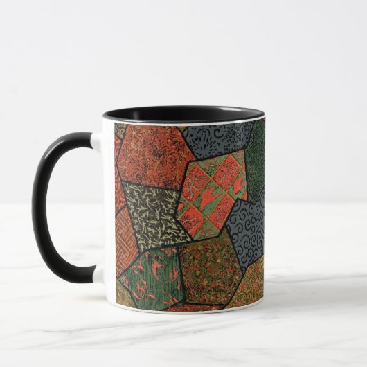 Audsley Vintage Japanse Patchwork Mok (Links)