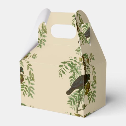 Audubon American Crow Black Bird Bedankdoosjes (Achterkant)