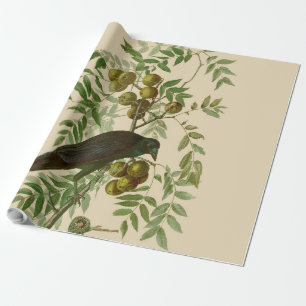 Audubon American Crow Black Bird Cadeaupapier