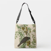 Audubon American Crow Black Bird Crossbody Tas (Achterkant)