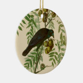 Audubon American Crow Black Bird Keramisch Ornament (Rechts)