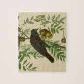 Audubon American Crow Black Bird Legpuzzel (Verticaal)
