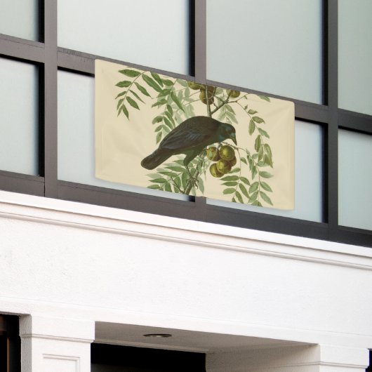 Audubon American Crow Black Bird Spandoek (Buitenkant Gebouw)