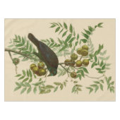 Audubon American Crow Black Bird Tafelkleed (Voorkant (Horizontaal))