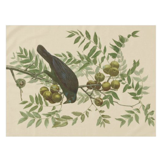 Audubon American Crow Black Bird Tafelkleed (Voorkant (Horizontaal))