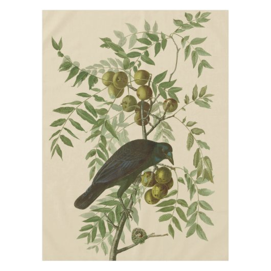 Audubon American Crow Black Bird Tafelkleed (Voorkant)