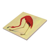 Audubon American Flamingo Painting Tegeltje (Zijkant)