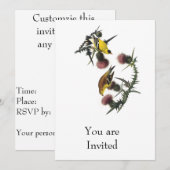 Audubon American Goldfinch Kaart (Voorkant / Achterkant)