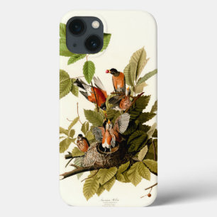 Audubon American Robin Wildlife Bird Case-Mate iPhone Case