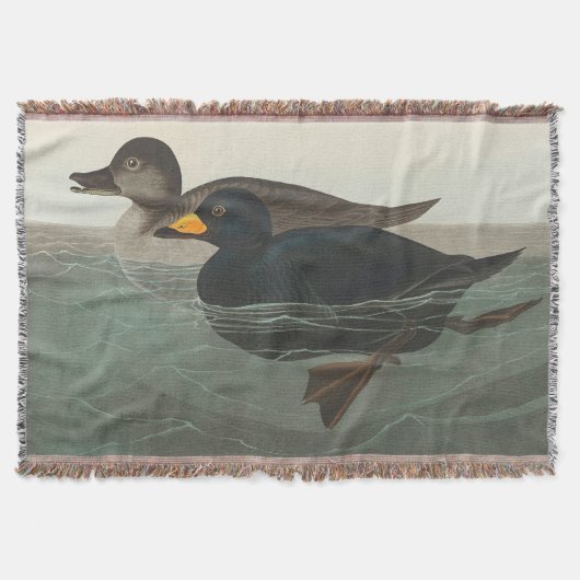 Audubon American Scoter Duck Classic Deken (Voorkant)