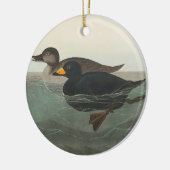 Audubon American Scoter Duck Classic Keramisch Ornament (Links)