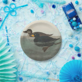 Audubon American Scoter Duck Classic Papieren Bordje (Feest)