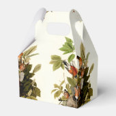 Audubon Amerikaanse Robin Wildlife Bird Illustrati Bedankdoosjes (Achterkant)