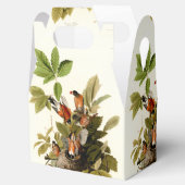 Audubon Amerikaanse Robin Wildlife Bird Illustrati Bedankdoosjes (Geopend)