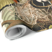 Audubon Amerikaanse Robin Wildlife Bird Illustrati Cadeaupapier (Rol Hoek)