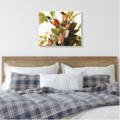 Audubon Amerikaanse Robin Wildlife Bird Illustrati Canvas Afdruk (Insitu (Slaapkamer))