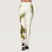 Audubon Amerikaanse Robin Wildlife Bird Illustrati Leggings (Achterkant)