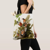 Audubon Amerikaanse Robin Wildlife Bird Illustrati Tote Bag (Dichtbij)