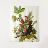 Audubon Amerikaanse Robin Wildlife Bird Illustrati Wandkleed (Voorkant)