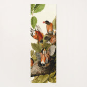 Audubon Amerikaanse Robin Wildlife Bird Illustrati Yogamat (Achterkant)