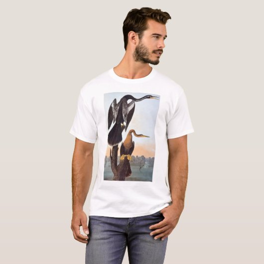 Audubon: Anhinga T-shirt (Voorkant volledig)
