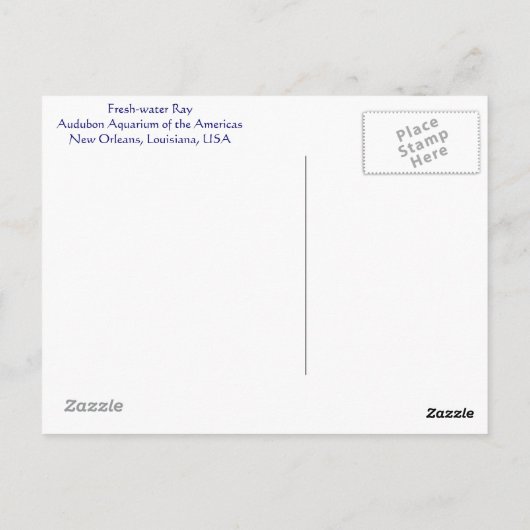 Audubon Aquarium of the Americas, New Orleans Briefkaart (Achterkant)