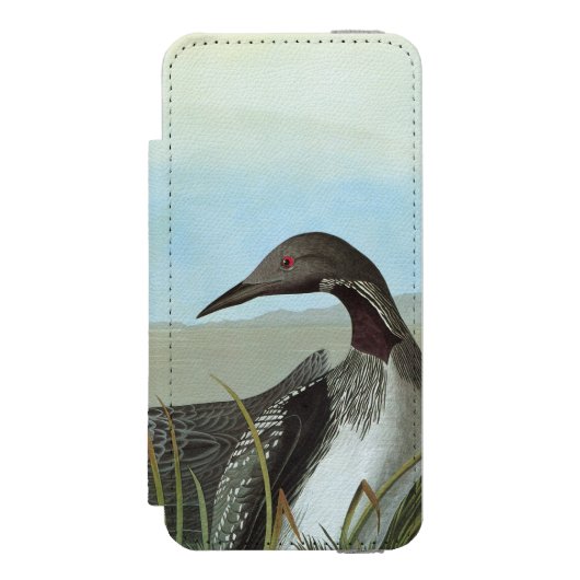 Audubon: Arctic Loon Incipio iPhone Portemonnee Hoesje (Voorkant Agenda)