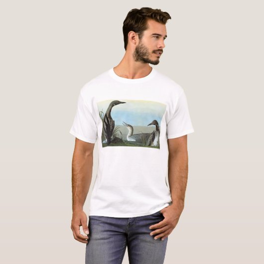 Audubon: Arctic Loon T-shirt (Voorkant volledig)