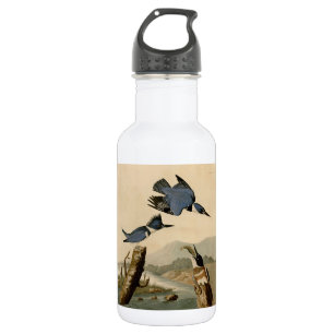 Audubon Bandkoning Visser Vintage Vogel Natuur Waterfles
