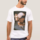 Audubon: Barn Owl T-shirt (Voorkant)