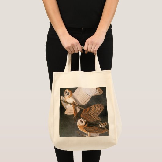 Audubon: Barn Owl Tote Bag (Voorkant (product))