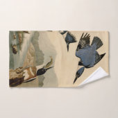 Audubon Belted Kingfisher Wildlife Bird Bad Handdoek (Handdoek)
