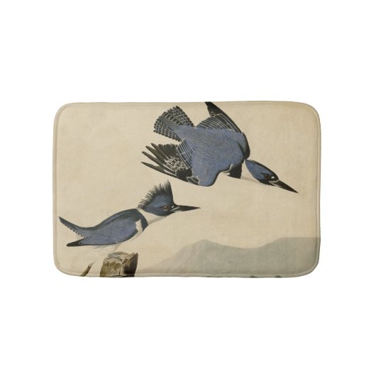 Audubon Belted Kingfisher Wildlife Bird Badmat (Voorkant)