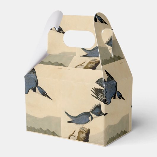 Audubon Belted Kingfisher Wildlife Bird Bedankdoosjes (Achterkant)