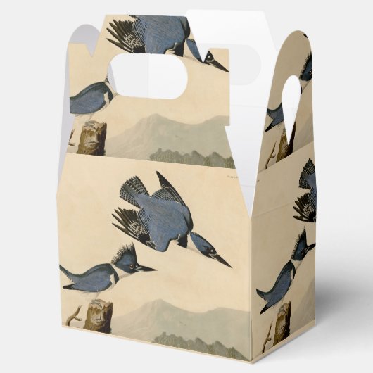 Audubon Belted Kingfisher Wildlife Bird Bedankdoosjes (Geopend)