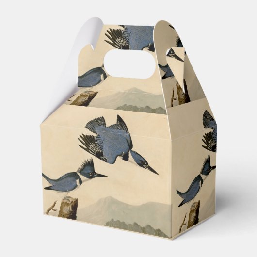 Audubon Belted Kingfisher Wildlife Bird Bedankdoosjes (Voorkant Zijde)