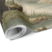 Audubon Belted Kingfisher Wildlife Bird Cadeaupapier (Rol Hoek)