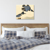 Audubon Belted Kingfisher Wildlife Bird Canvas Afdruk (Insitu (Slaapkamer))