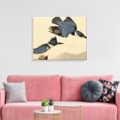 Audubon Belted Kingfisher Wildlife Bird Canvas Afdruk (Insitu (Woonkamer))