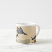 Audubon Belted Kingfisher Wildlife Bird Espresso Kop (Voorkant rechts)