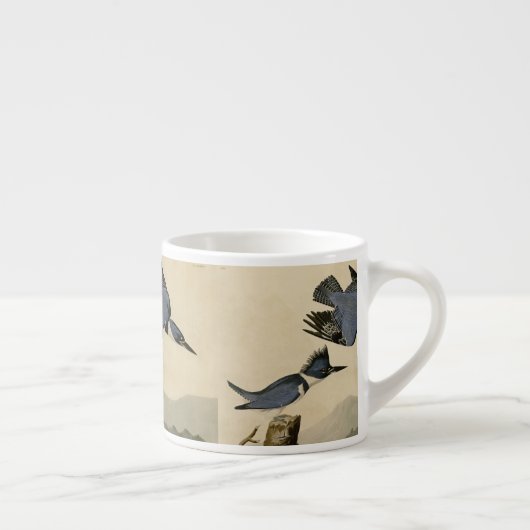 Audubon Belted Kingfisher Wildlife Bird Espresso Kop (Rechts)