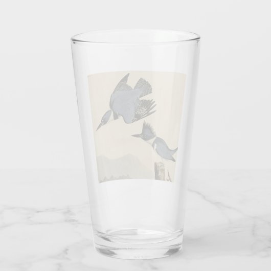 Audubon Belted Kingfisher Wildlife Bird Glas (Achterkant)
