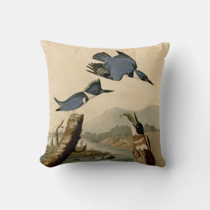 Audubon Belted Kingfisher Wildlife Bird Kussen