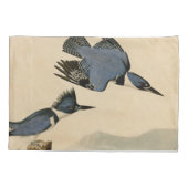 Audubon Belted Kingfisher Wildlife Bird Kussensloop (Achterkant)