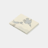 Audubon Belted Kingfisher Wildlife Bird Post-it® Notes (Schuin)