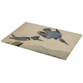 Audubon Belted Kingfisher Wildlife Bird Snijplank (Hoek)